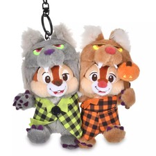Disney store Japan Tokyo Chip Dale Plush Keychain DISNEY HALLOWEEN