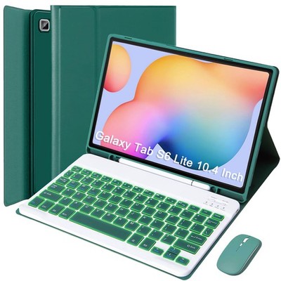 VLEAQC Keyboard with Mouse Case for Samsung Galaxy Tab S6 Lite 10.4 Inch 2024...