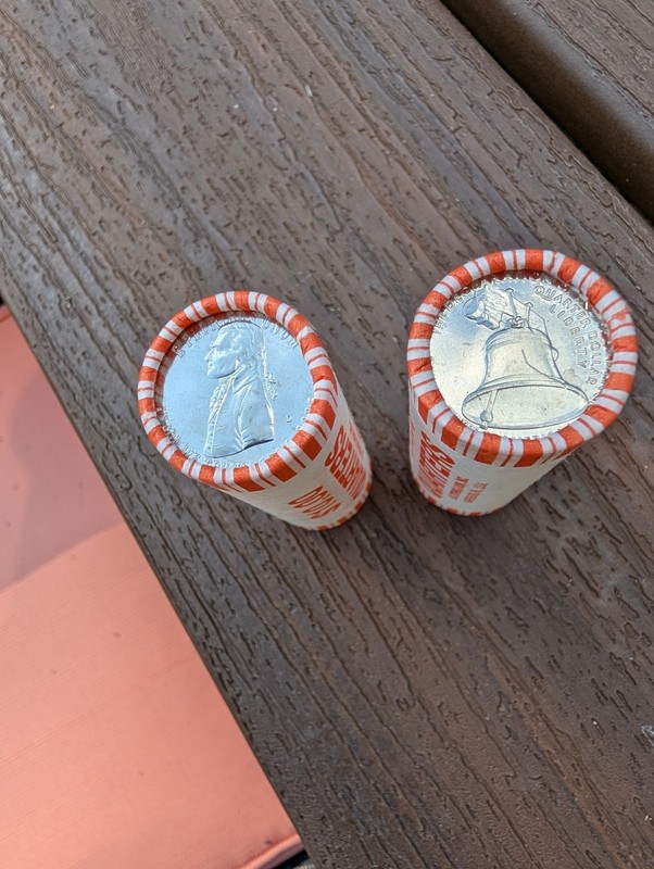2026 D Declaration of Independence Quarter TWO US 🇺🇸 40 Coin Rolls Unsearched