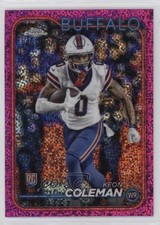 2024 Topps Chrome Rookies Magenta Speckle Refractor /399 Keon Coleman #209 15ik
