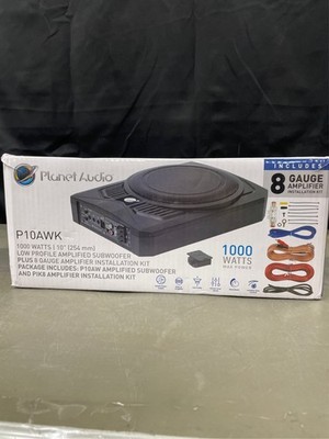 Planet Audio P10AWK 10 Inch 1000 Watt Under Seat Powered Car Subwoofer 1