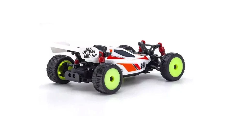 Kyosho 32096W MINI-Z Buggy Ready Set TURBO OPTIMA Mid Special White - Image 3 of 4
