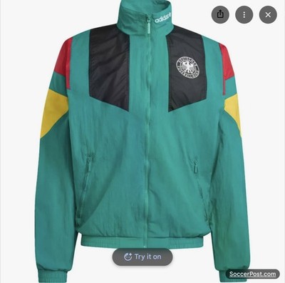 adidas Germany EQT Retro Originals Track Woven Track Jacket Classic Top Men Size
