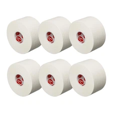 Athletic Tape 6 Pack, 1.5" X 10 Yards White, Easy Tear Sports Tape for Ankle, Wr