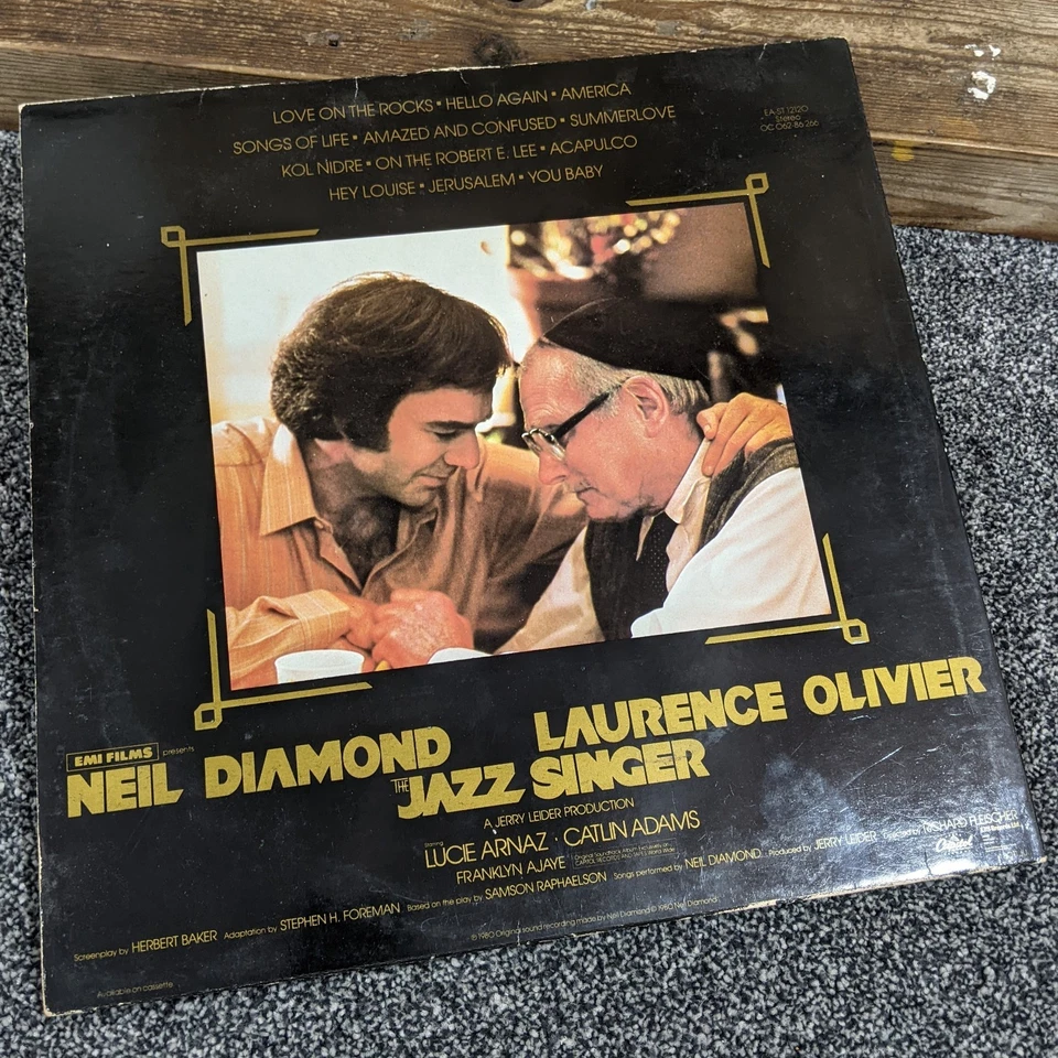 Neil Diamond Vinyl Album Bundle ~ Jazz Singer / On The Way To The Sky ~ Vintage - Image 3 of 4
