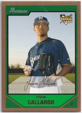 2007 Bowman Draft Picks & Prospects Gold #BDP53 Yovani Gallardo