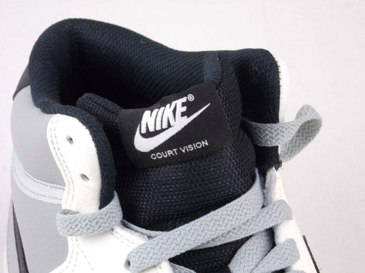 Size 13 - Nike Court Vision Next Nature Mid Light Smoke Grey