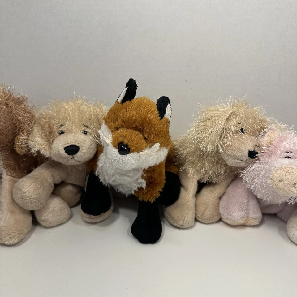 Webkinz Plush Lot of 7 Dogs Fox Pig Mixed Animals Ganz No Codes - Image 3 of 4