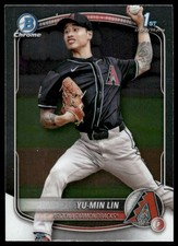 Yu-Min Lin Rookie 2025 Bowman #BCP-27 Chrome Prospects Arizona Diamondbacks