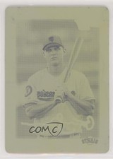 2010 Bowman Draft Chrome Picks Printing Plate Yellow 1/1 Gary Brown #BDPP70 0p3