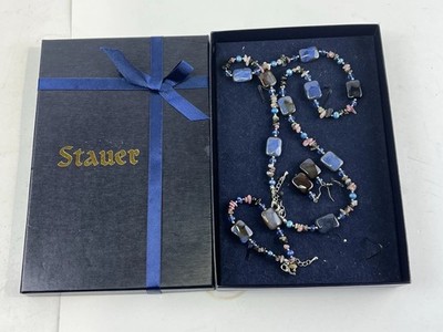 Stauer Blue & Multi Color Necklace G C