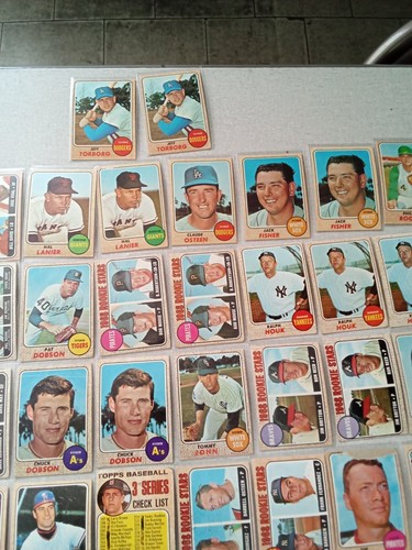 1968 Topps Baseball Card Set Builder Lots - 459 total Cards 322 Different - Picture 3 of 15