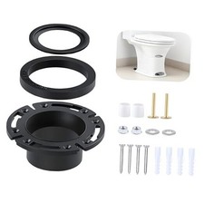 RV Toilet Seal and 3'' Floor Flange Kit for RV 300 310 320 Series Toilets, RV