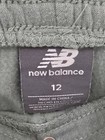 New Balance Boys Green Solid Athletic Shorts Size 12 Drawstring Flat Front — photo 3