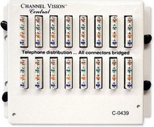  OPEN BOX Channel Vision C-0439 4x15 Telephone Distribution Module