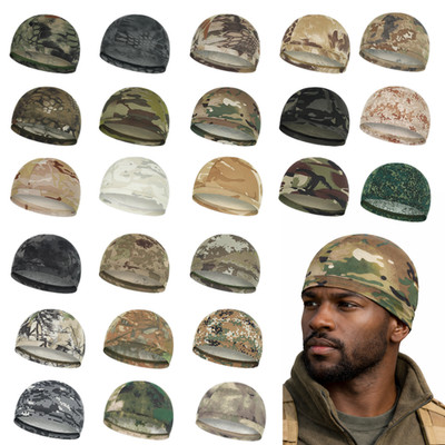 Camouflage Skull Cap Beanie Militär Taktischer Helm Liner Outdoor Mütze Motor