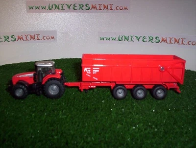 SIK1844 - MASSEY-FERGUSON avec benne - Siku - 1/87 - Photo 1/3