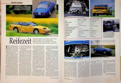 Motor Klassik 02/1995 Renault Alpine A 110 1300 S mit 132PS besser als...?