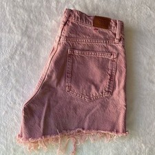 BDG Denim Shorts Cut off High Rise Mom Shorts Size 26 Pink