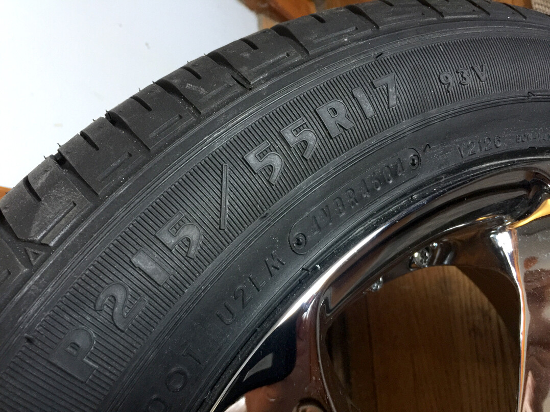 NEW Zinik Z05 Ikeda Chrome Wheel Rim 17x7.5JJ w Goodyear
