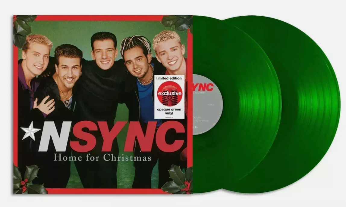NSYNC Home for Christmas 2-LP 88985424421 Opaque Green Vinyl
