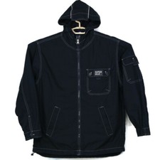 Gap Kids Girls Boys Jacket Coat Wind Breaker Size XXL 2XL Blue Zip Up Hooded