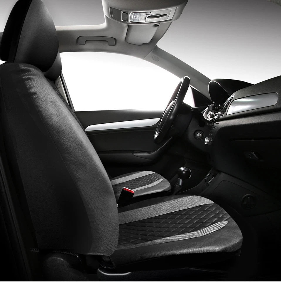 For Nissan Rogue 2014-2024 Car Seat Cover Leather Front Rear Full Set Protector - Imagem 4 de 4