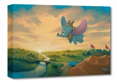 Disney Treasures On Canvas - ''Flight Over the Big Top'' by Rob Kaz