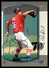 2000 Bowman Rick Ankiel St. Louis Cardinals #220 Beckett COA