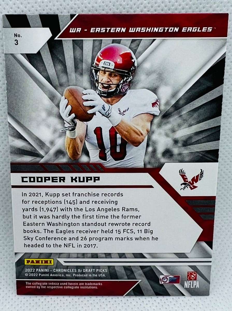 2022 Chronicles Draft Picks XR Pink #3 COOPER KUPP Eastern Washington Eagles - Main Image
