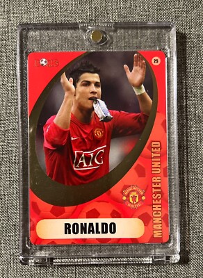 CRISTIANO RONALDO MANCHESTER UNITED PORTUGAL BOING 2008 MINT CARD