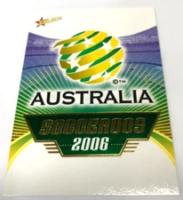 2006-07 SELECT A-LEAGUE TRADING CARD SOCCEROOS CHASE CARD SR1 SOCCEROO LOGO
