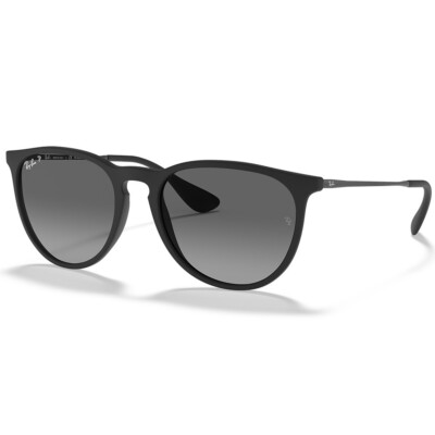 Ray-Ban Erika Color Mix Men's Sunglasses Black Grey Gradient Plastic Polarized