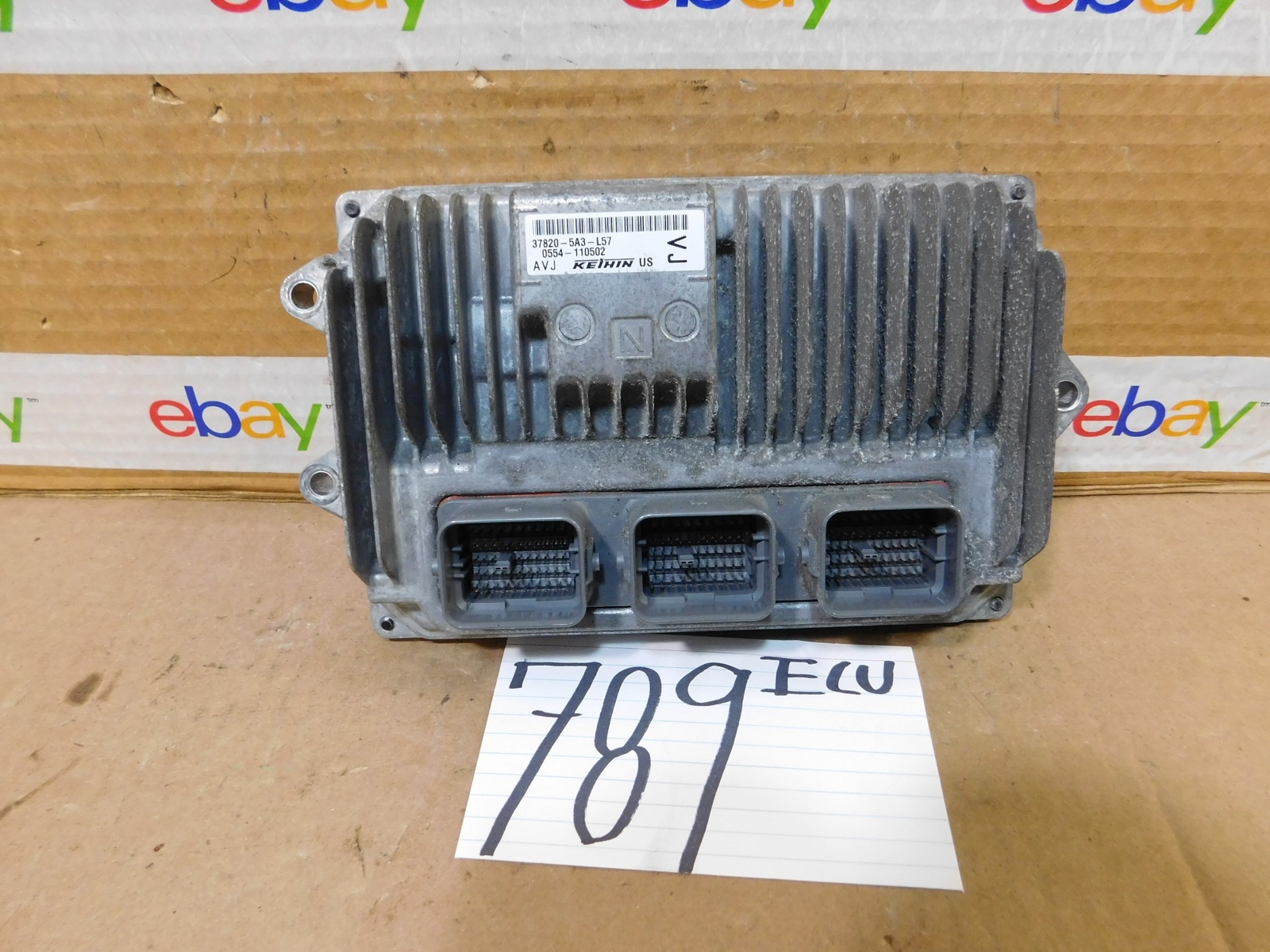 2013 HONDA ACCORD #789 Engine Computer ECM ECU 37820-5A3-L57