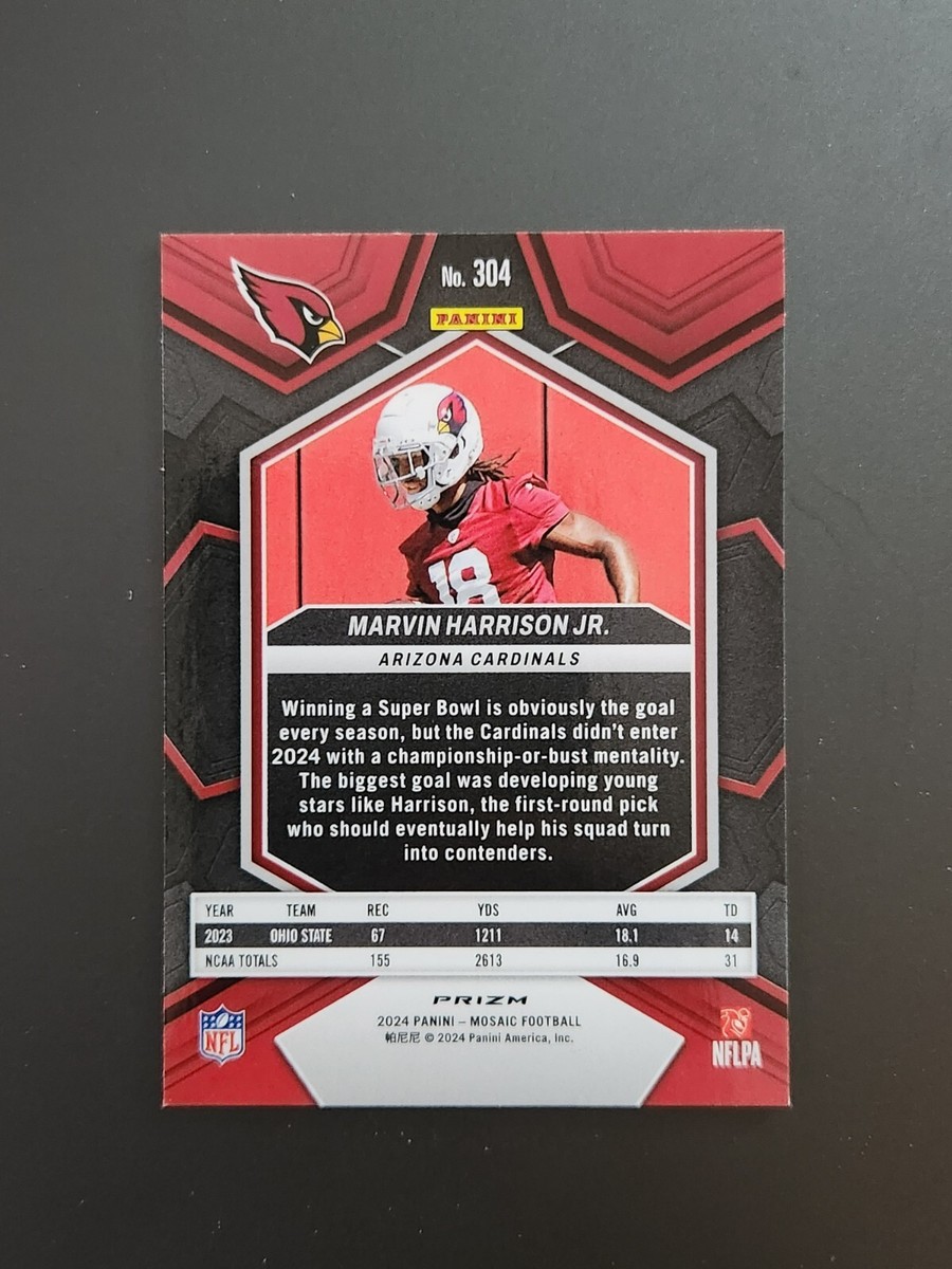2024 MOSAIC FOOTBALL BLUE REACTIVE MARVIN HARRISON JR.#304 | eBay