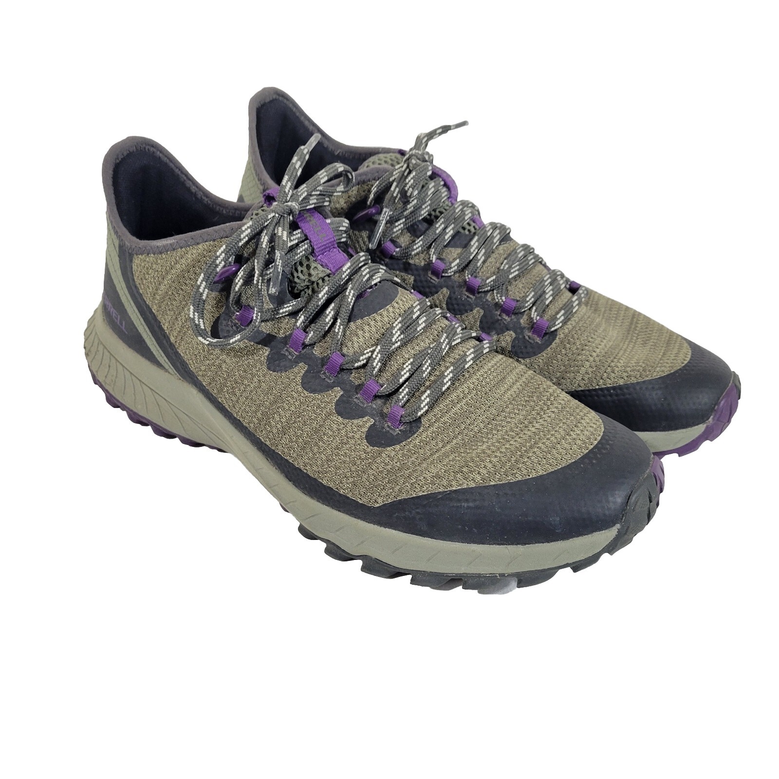 Merrell Womens 11 Bravada Hiking Shoes Sage Purple Quantum Grip