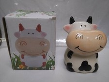 NEW IN BOX CERAMIC PIGGY BANK 5 1/4" TALL X 4" WIDE