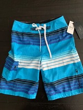 O'NEILL Boy's Boardshorts SANTA CRUZ STRIPE Size 23", 10 slim NWT z4