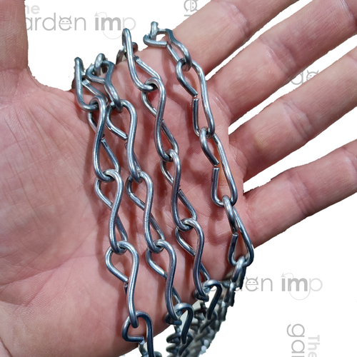 Heavy Duty Hanging Basket Chains Spare New Metal Hangers Hook Clips 4