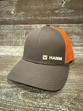 United Rentals / Hamm Mesh Trucker Hat    Orange / Grey snapback