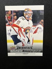 21-22 UD Credentials Hockey Rookie Arrivals RA-6 Spencer Knight