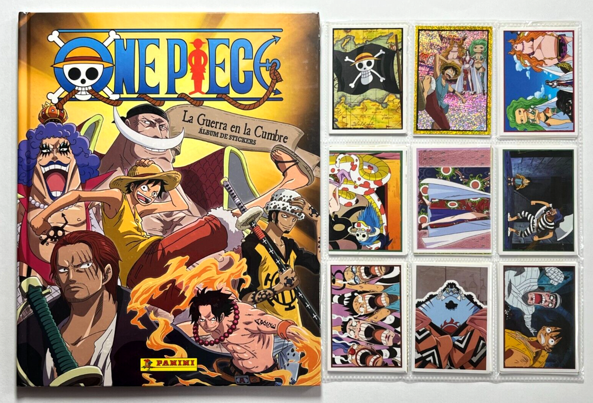 2022 ALBUM ONE PIECE SUMMIT WAR Hard Cover Panini + Full Set 184