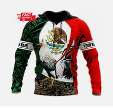 Personalized Rooster Eagle Mexico Aztec 3D HOODIE HALLOWEEN GIFT CHRISTMAS GIFT