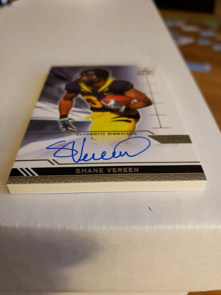 2011 LEAF DRAFT ULTIMATE SHANE VEREEN ON CARD AUTO #'D 2/49. SWEET ROOKIE AUTO.  - Image 3 of 4