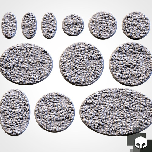 Warhammer 40K AOS Resin Base Toppers Wargaming Death Skulls - Picture 2 of 10