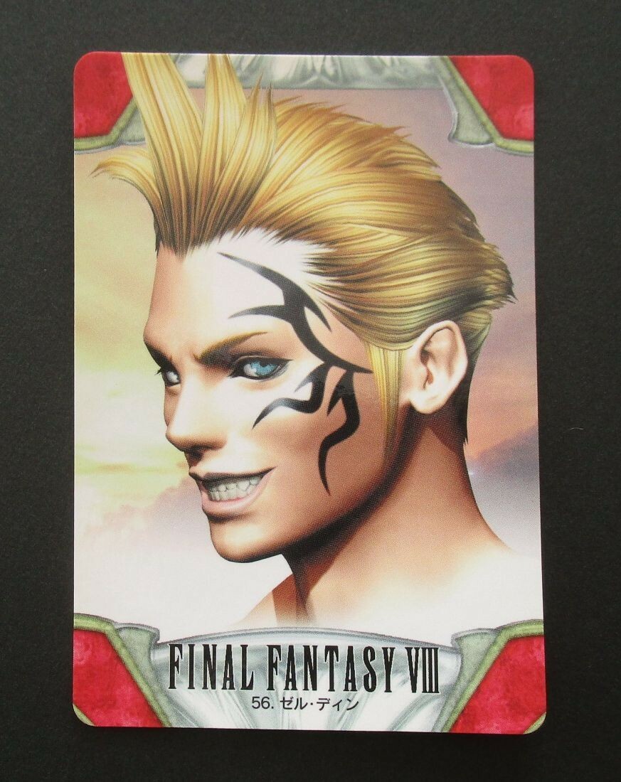 Final Fantasy Viii Zell Dincht No 56 Carddass 1999 Bandai Japanese Card Ff8 Ebay