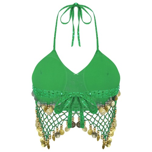 Women Tops Crisp Vest Sleeveless Crop Top Festival Corsets Summer Bra Mesh - Picture 81 of 95