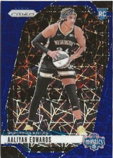 2024 Panini Prizm WNBA Aaliyah Edwards #70 Blue Prizm SP RC Washington Mystics