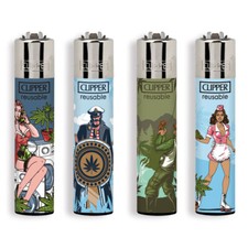 48 Accendini Clipper Con Licenze | Lupin, Hello Spank, Sicilia - Con Espositore