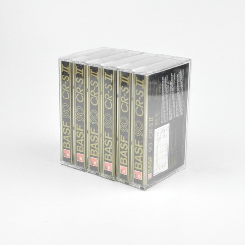 6 x BASF 90 CR-S II - Vintage Tapes - alte Kassetten - 第 1/4 張圖片